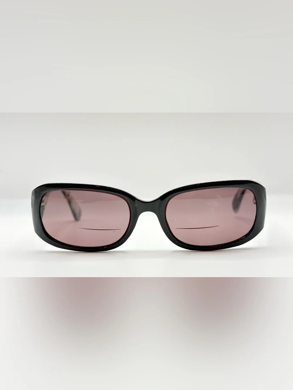S646 Black Oval Sunglasses Frames Only